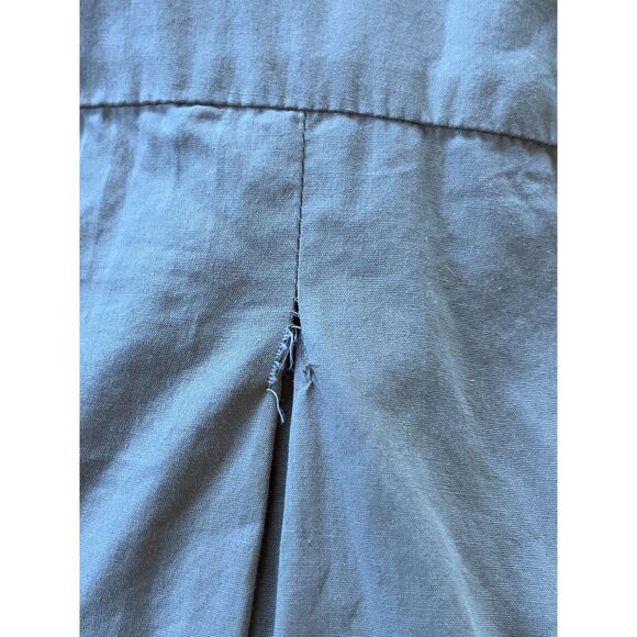 VETTA Brown Organic Cotton Button Up Blouse Shirt Top Women's Size Small - Picture 11 of 11